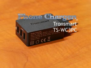 Review: Tronsmart 3 port Quick Charge (TS-WC3PC) phone charger
