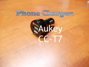 Review: Aukey CC-T7, 2 port QC car phone charger