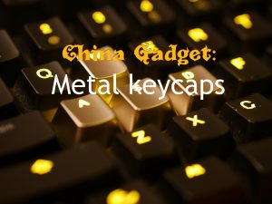 Metal keycaps for your keyboard