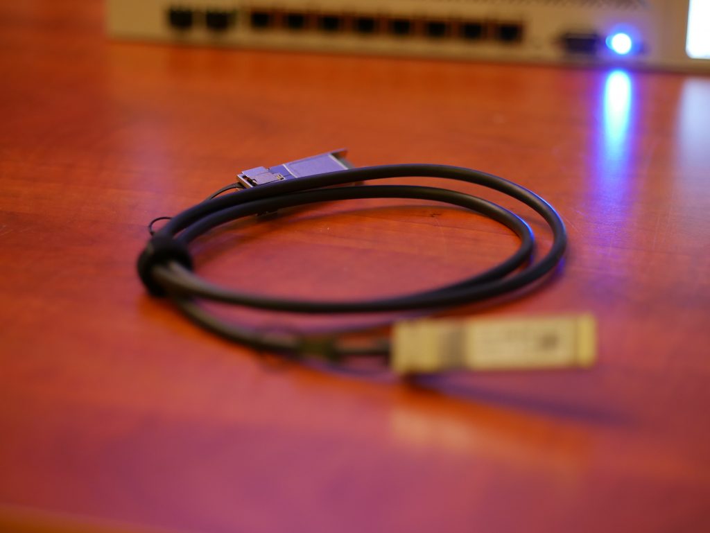 SFP+ direct attach cable, 1m
