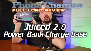 Full Load Review: Juiced 2.0 Power Bank Charge base