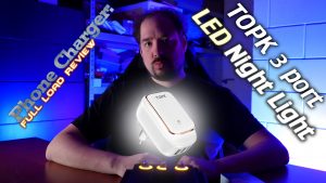 Full Load Review: TOPK 3 port LED Night Light charger