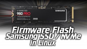 Firmware update Samsung SSD in Linux